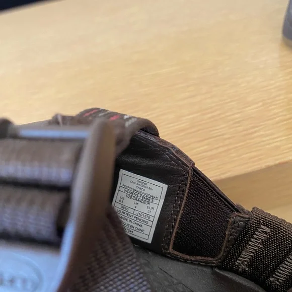 Brown Leather Chaco PedShed Slides - Picture 5 of 9